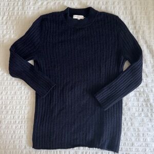 demy lee cashmere sweater top navy